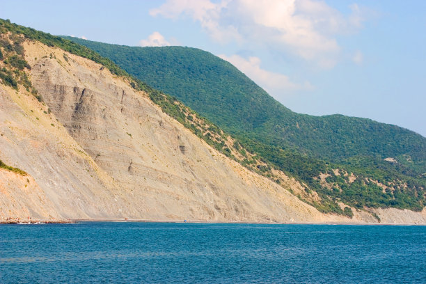 海浪图案山脉山峦背景