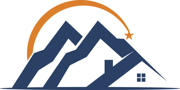 山峰建筑logo