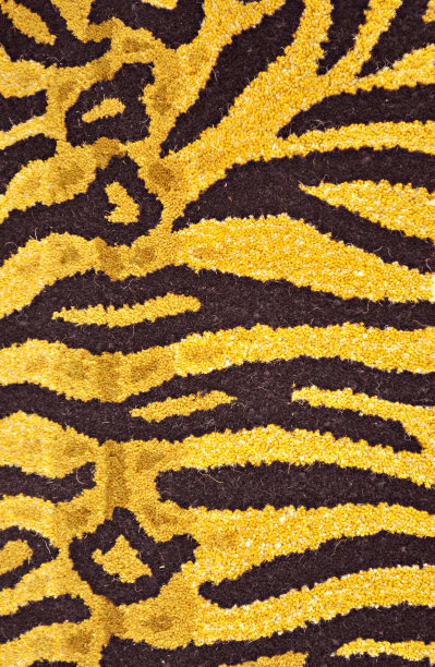 虎纹地毯