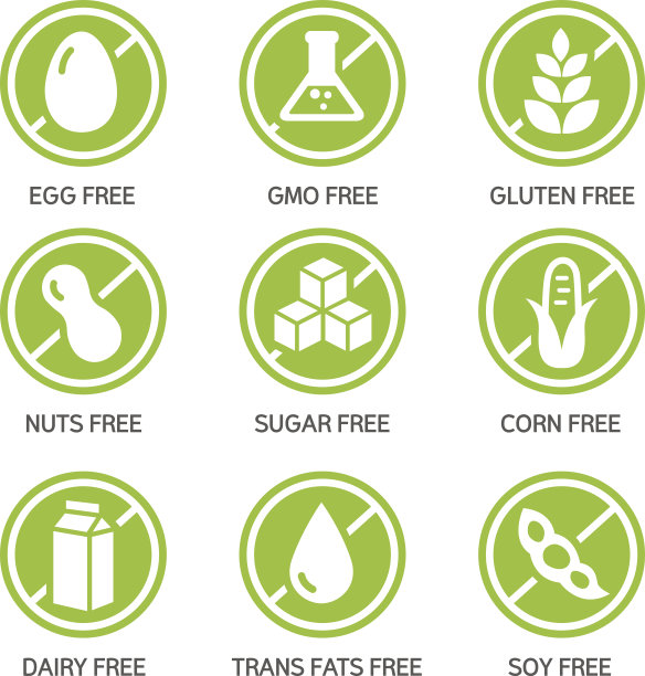绿色生态食品图标