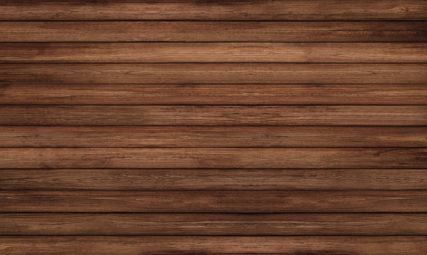 褐色木地板