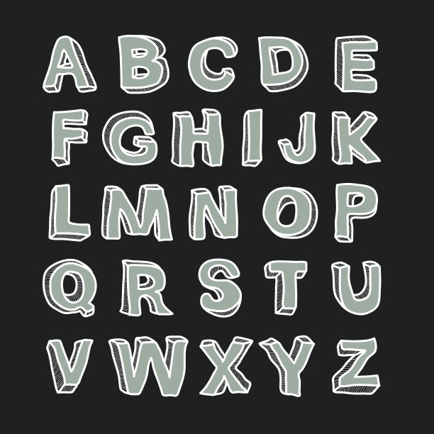 l和x字母设计