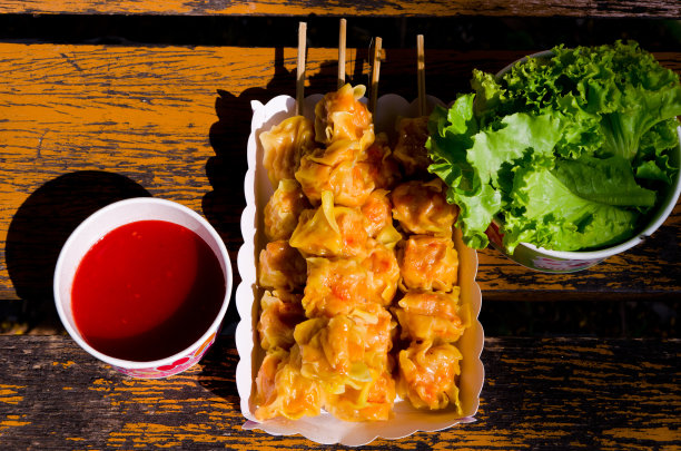 馄饨高清特写