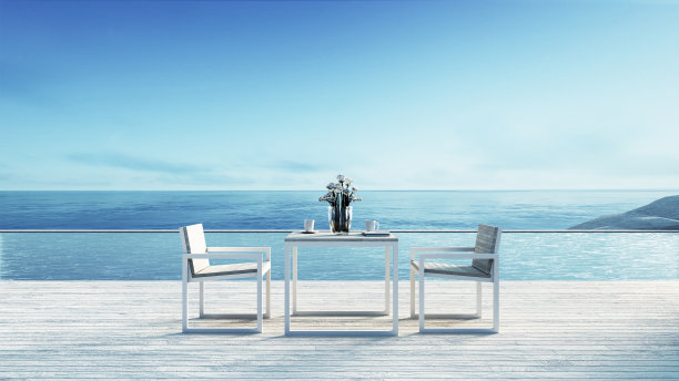 海边的餐桌