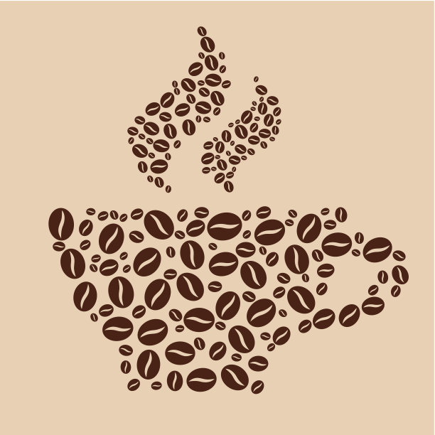 咖啡咖啡豆艺术挂画装饰画