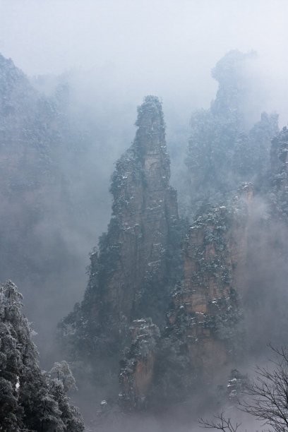 张家界大雪