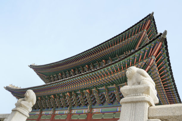飞檐,首尔,景福宫