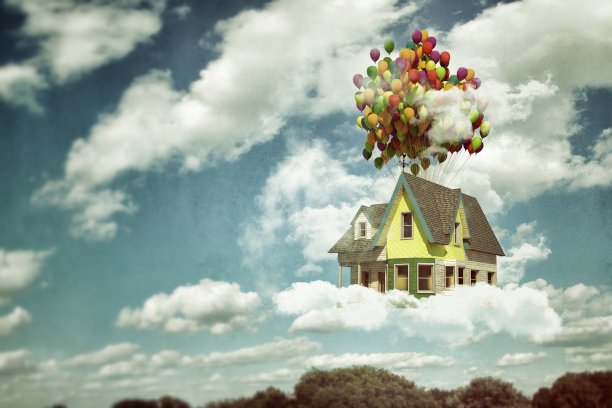 一屋子的气球