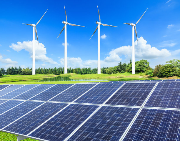 新能源,风力发电和太阳能发电