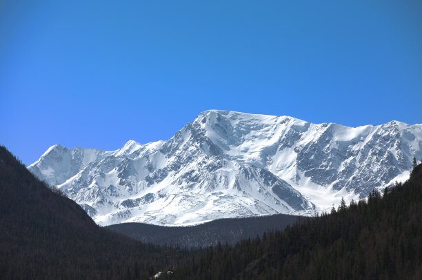 喀纳斯冰雪