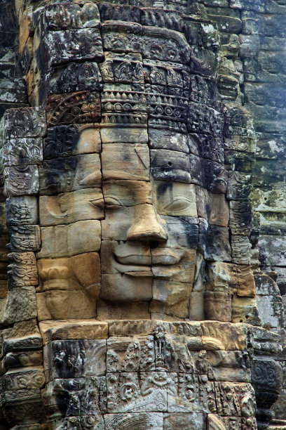柬埔寨吴哥窟壁画雕塑