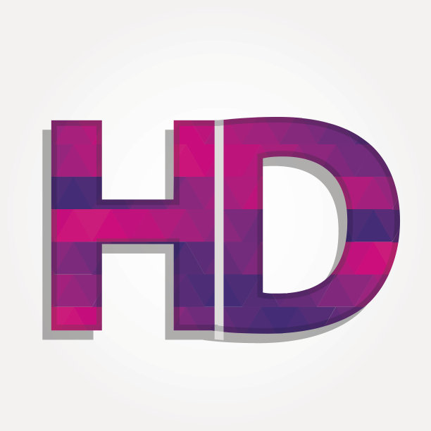 字母hd标志设计,logo设计