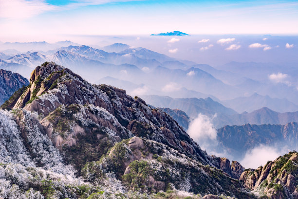 冬日黄山