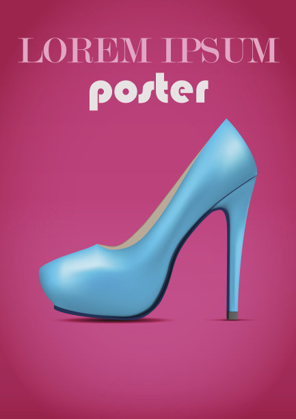 女鞋高跟鞋电商海报