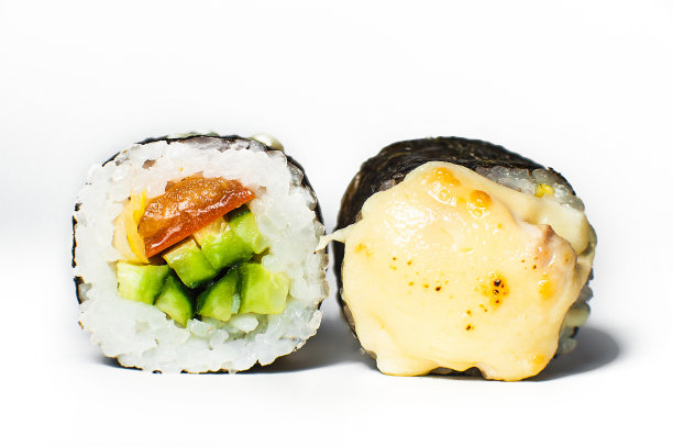 三文鱼片寿司