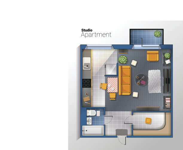 公寓住宅模型建筑