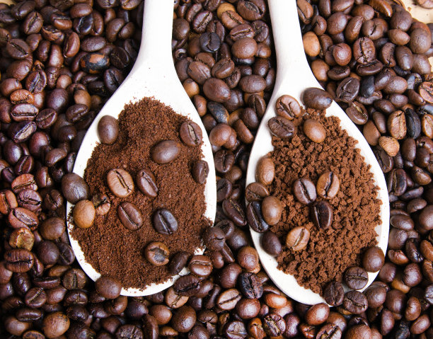 木勺咖啡豆