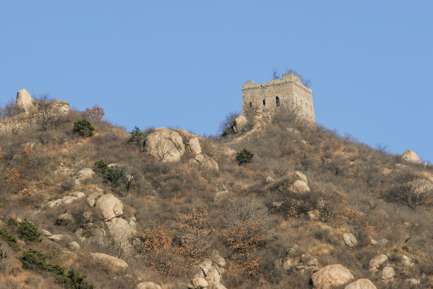 长城上观望风景