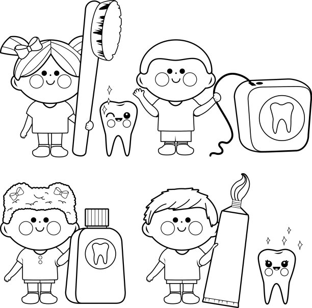 牙齿漫画