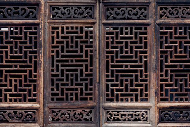 中式古典窗户