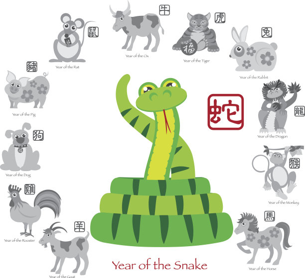 蛇年春节海报