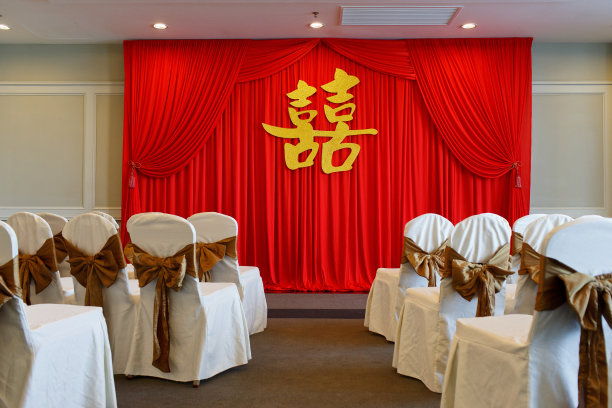 中式风格婚礼现场