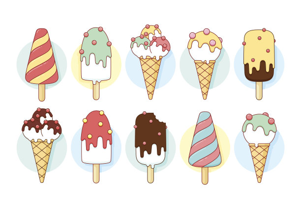 雪糕 冰淇淋 冰棍