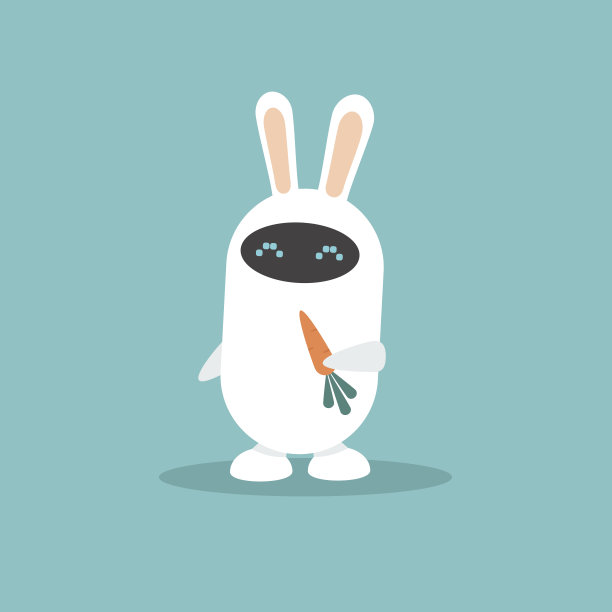 可爱兔子吉祥物