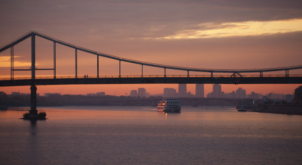 落日十七孔桥