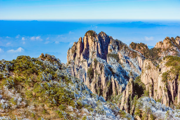 寒冷,云景,山脊