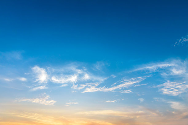 天空云彩暮色风景