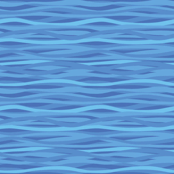 蓝色的江水