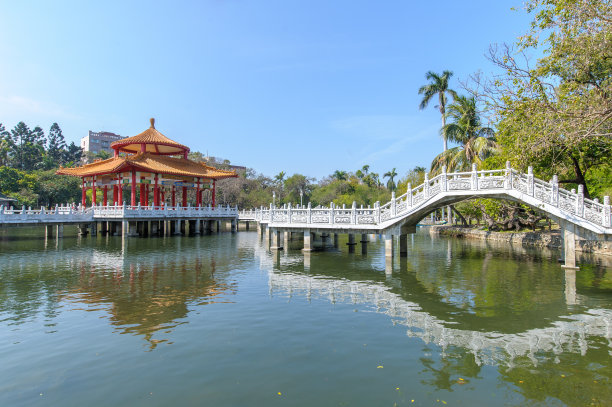 台南地标建筑天际线