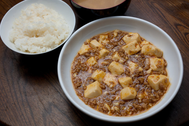 麻婆豆腐特写