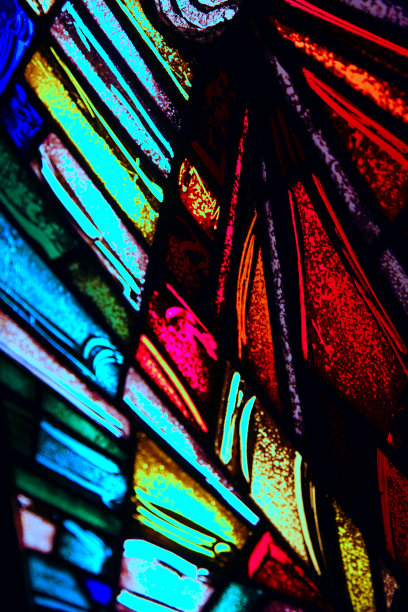 七彩教堂玻璃贴图