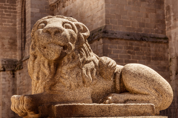 花岗岩狮子雕塑