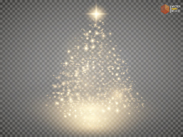 星光与圣诞树