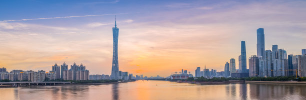 广州城市夜景广州风光