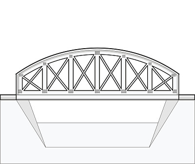 钢铁拱桥