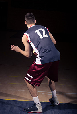 篮球背影