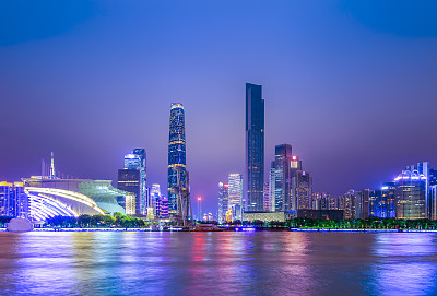 珠江城市背景素材