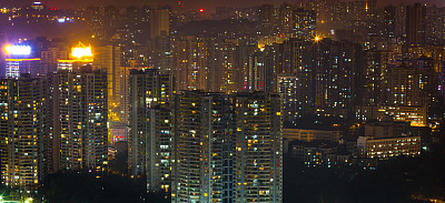 重庆夜景全景图（高清图）