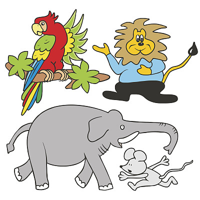 狮子卡通形象设计