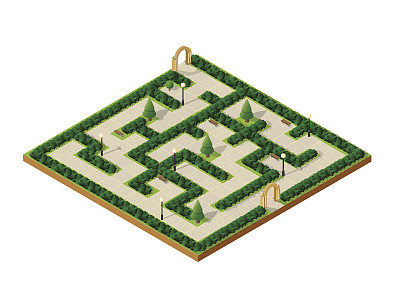 绿植迷宫