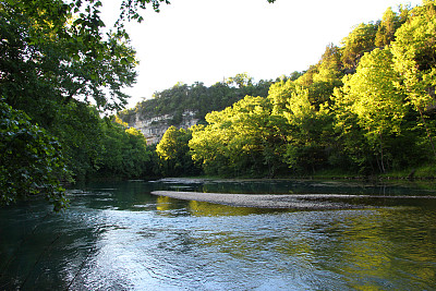 湖畔湖泊湖水河流江河