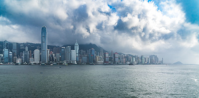 海湾海港海水蓝天