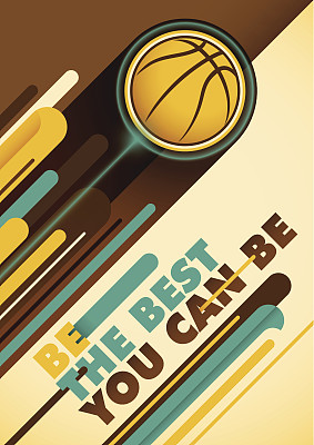 篮球创意海报