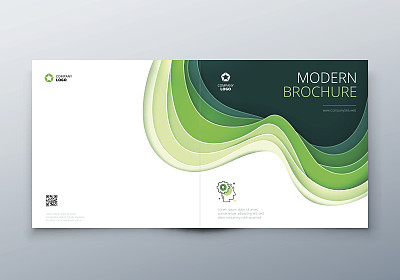 绿色商业画册封面设计