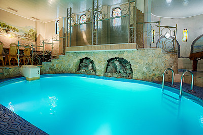 酒店休闲场所游泳池