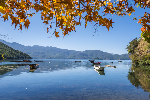 泸沽湖风光